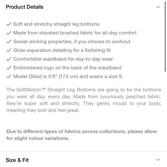 ONER ACTIVE SOFTMOTION™ STRAIGHT LEG BOTTOMS - Picture 5 of 8